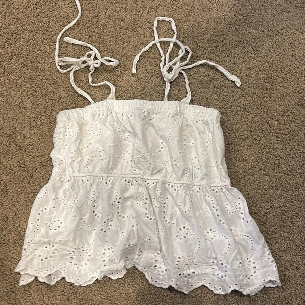 White American Eagle Tank size medium
